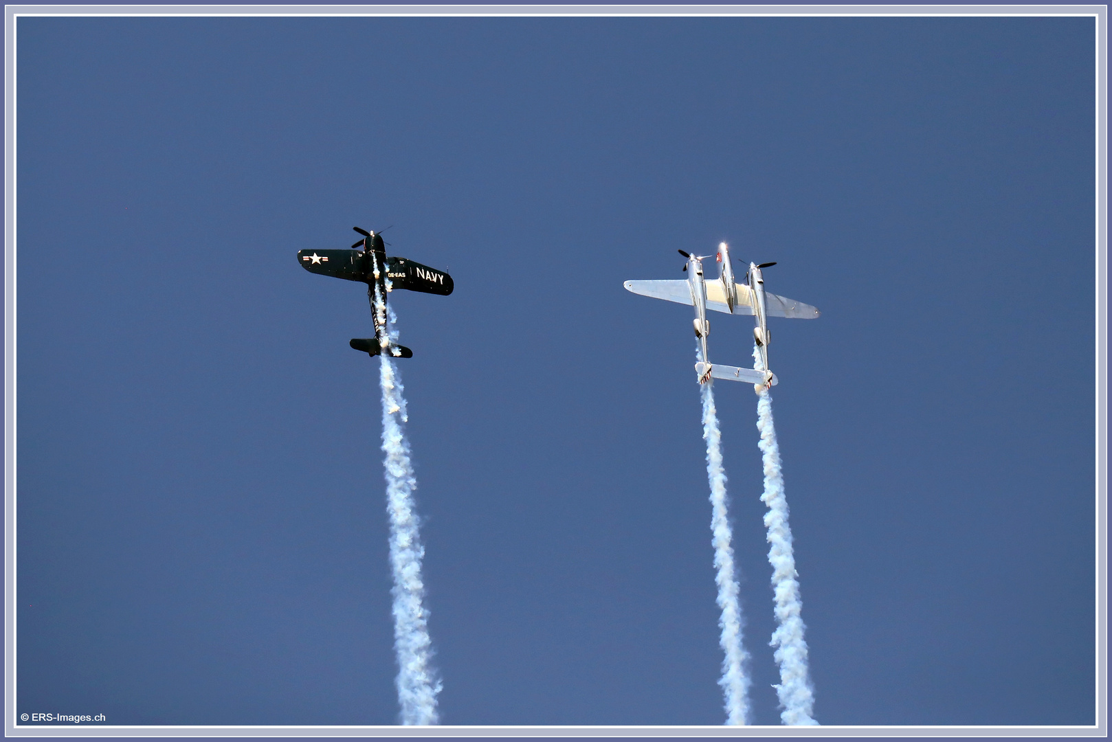 Chance Vought F4U-4 Corsair - Lockheed P-38L Lightning  (3) ©