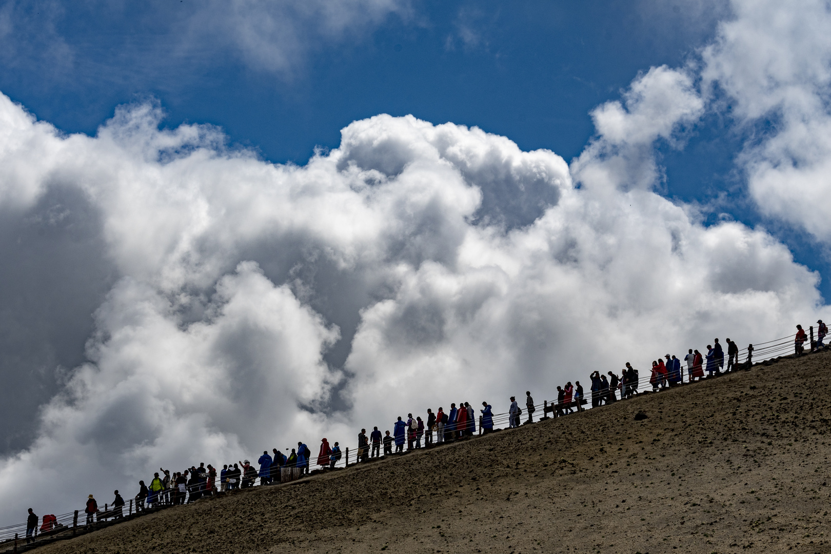 Changbaishan volcano. China.