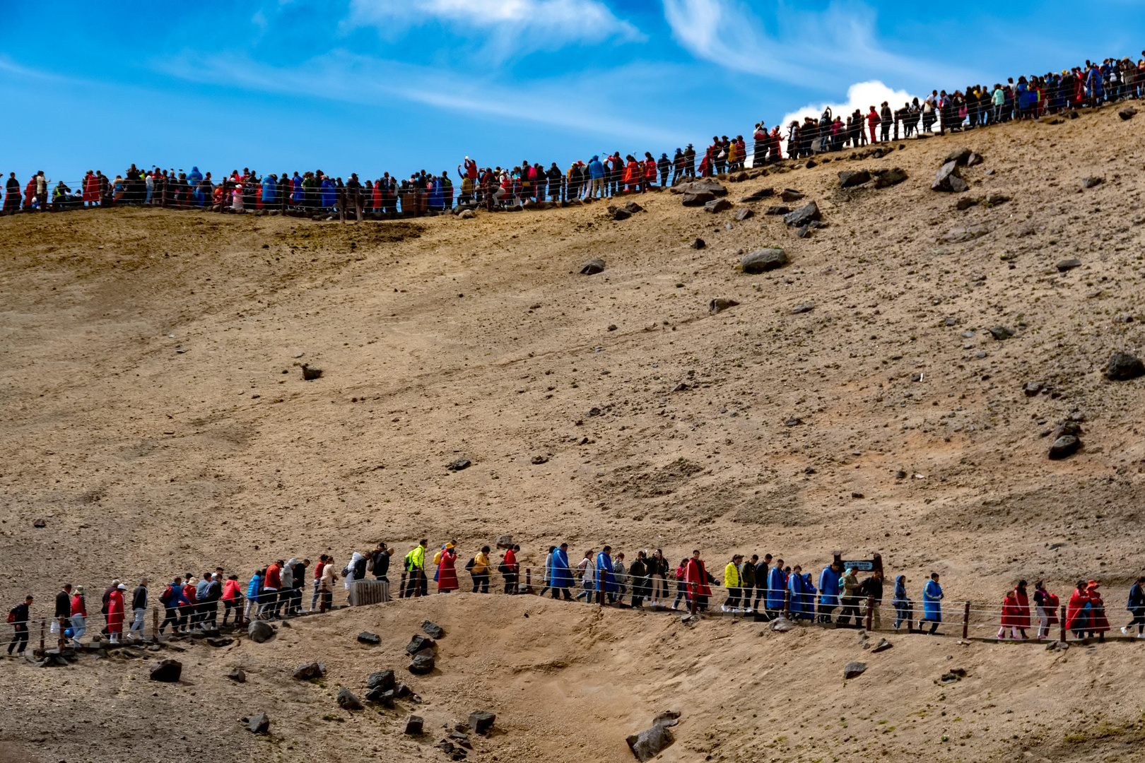 Changbaishan volcano. China.