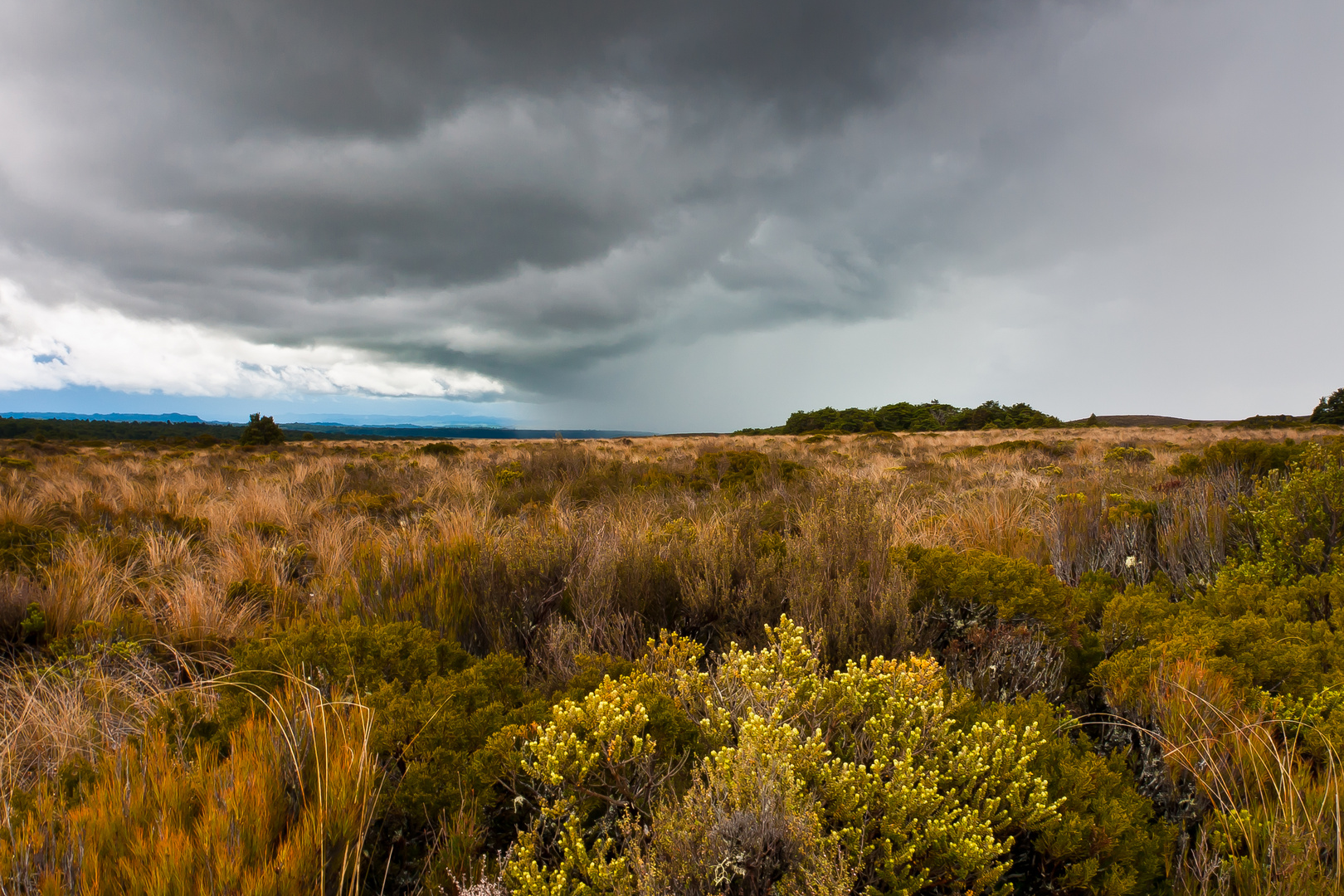 Change in weather at Tongariro National Park