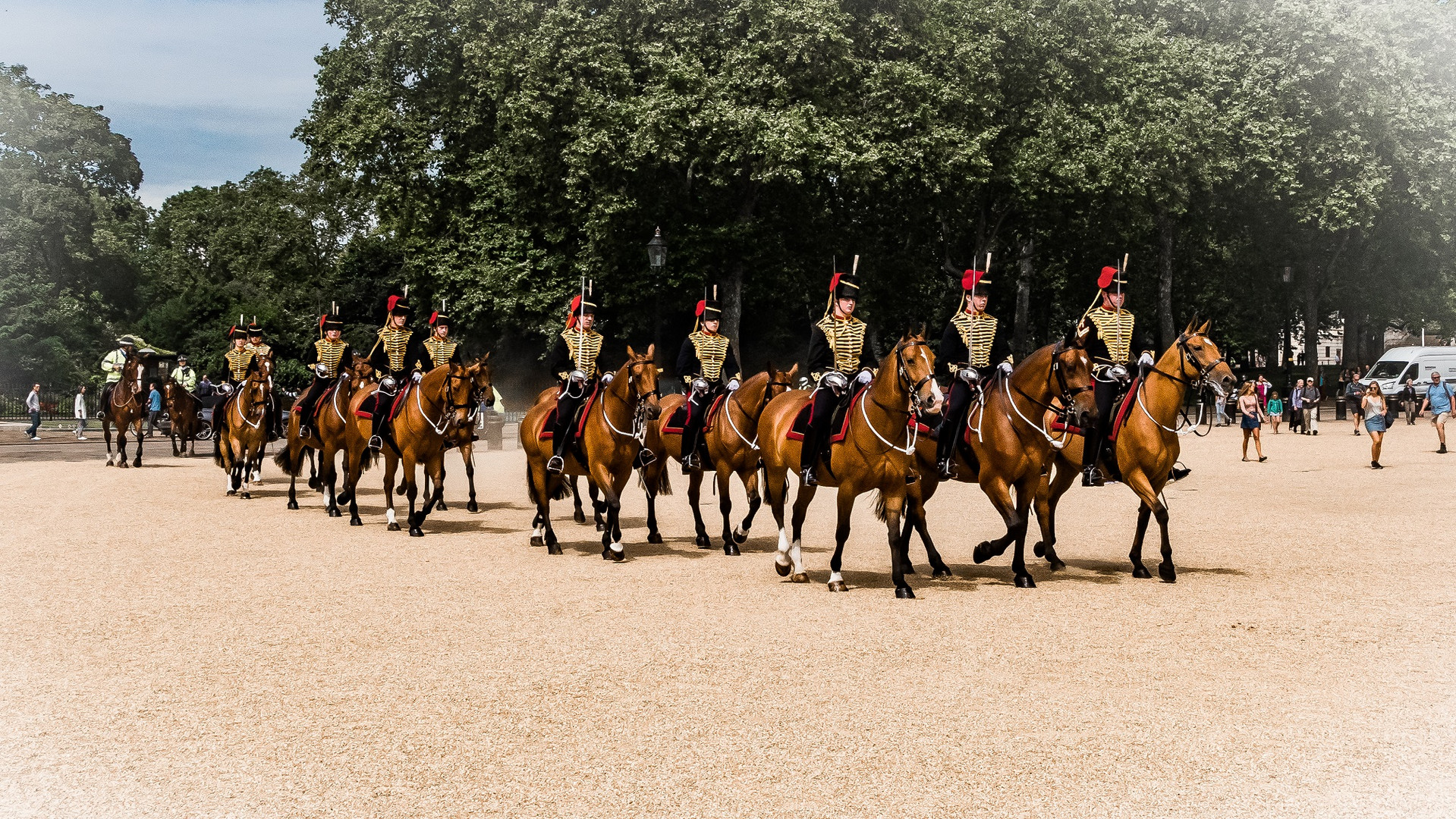 Changing of the Guard, Horse Guard Parade, London...