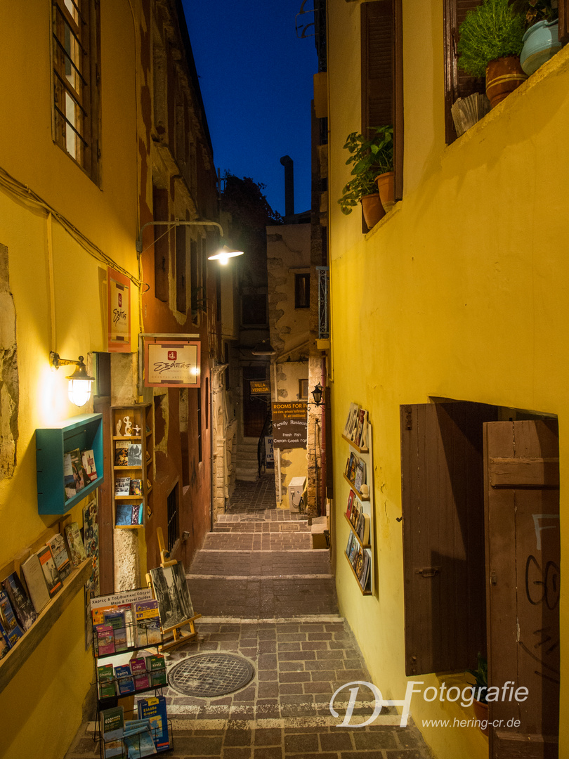 Chania am Abend