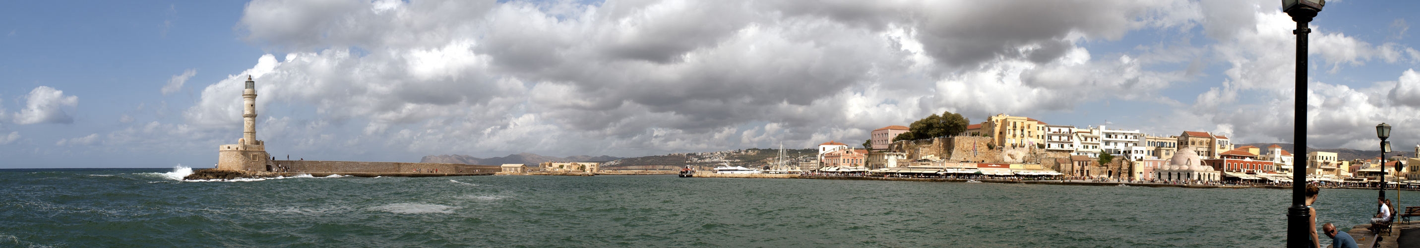 Chania Harbour Panorama