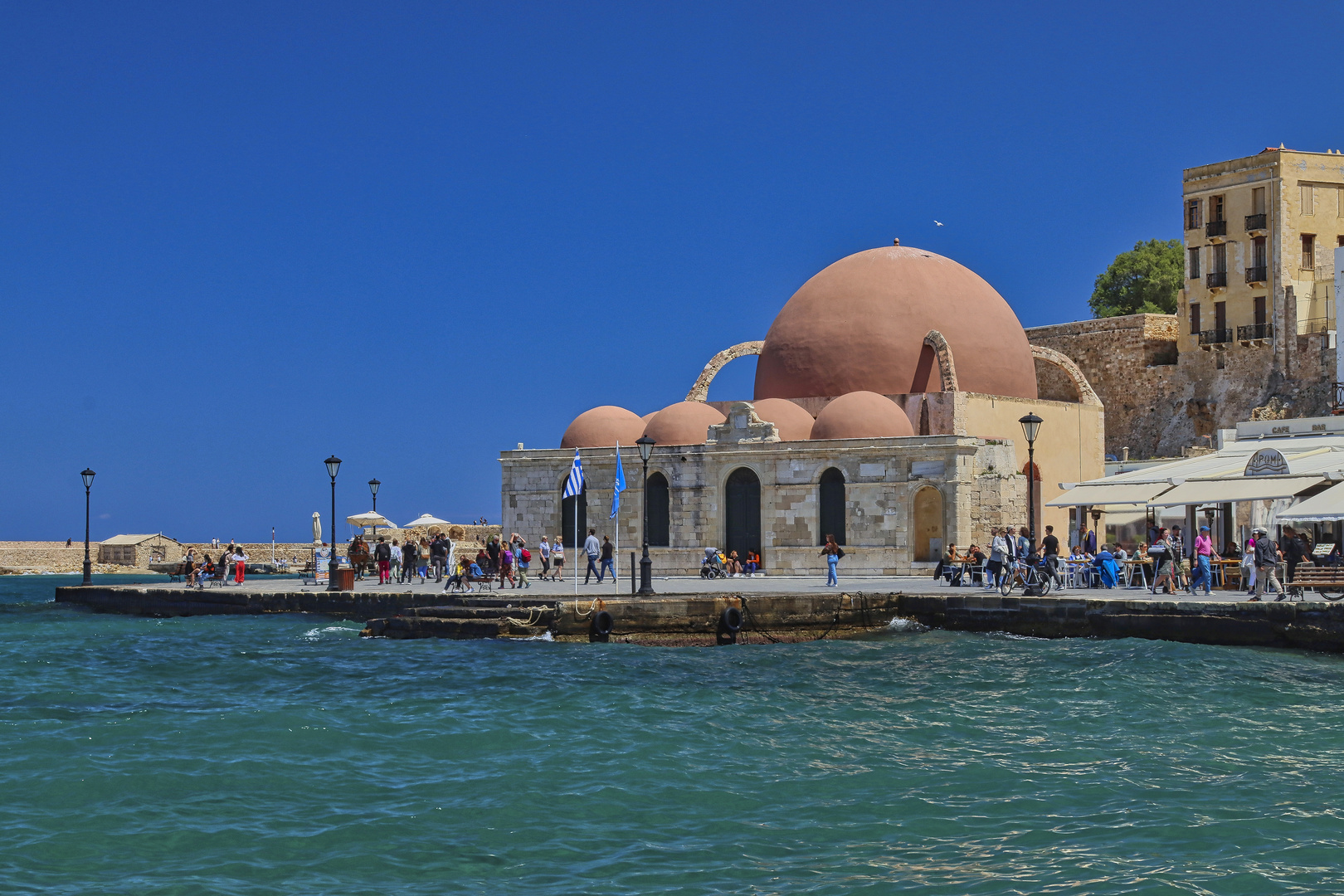 Chania, Moschee im venezianischen Hafen