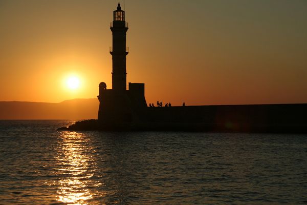 Chania sunset