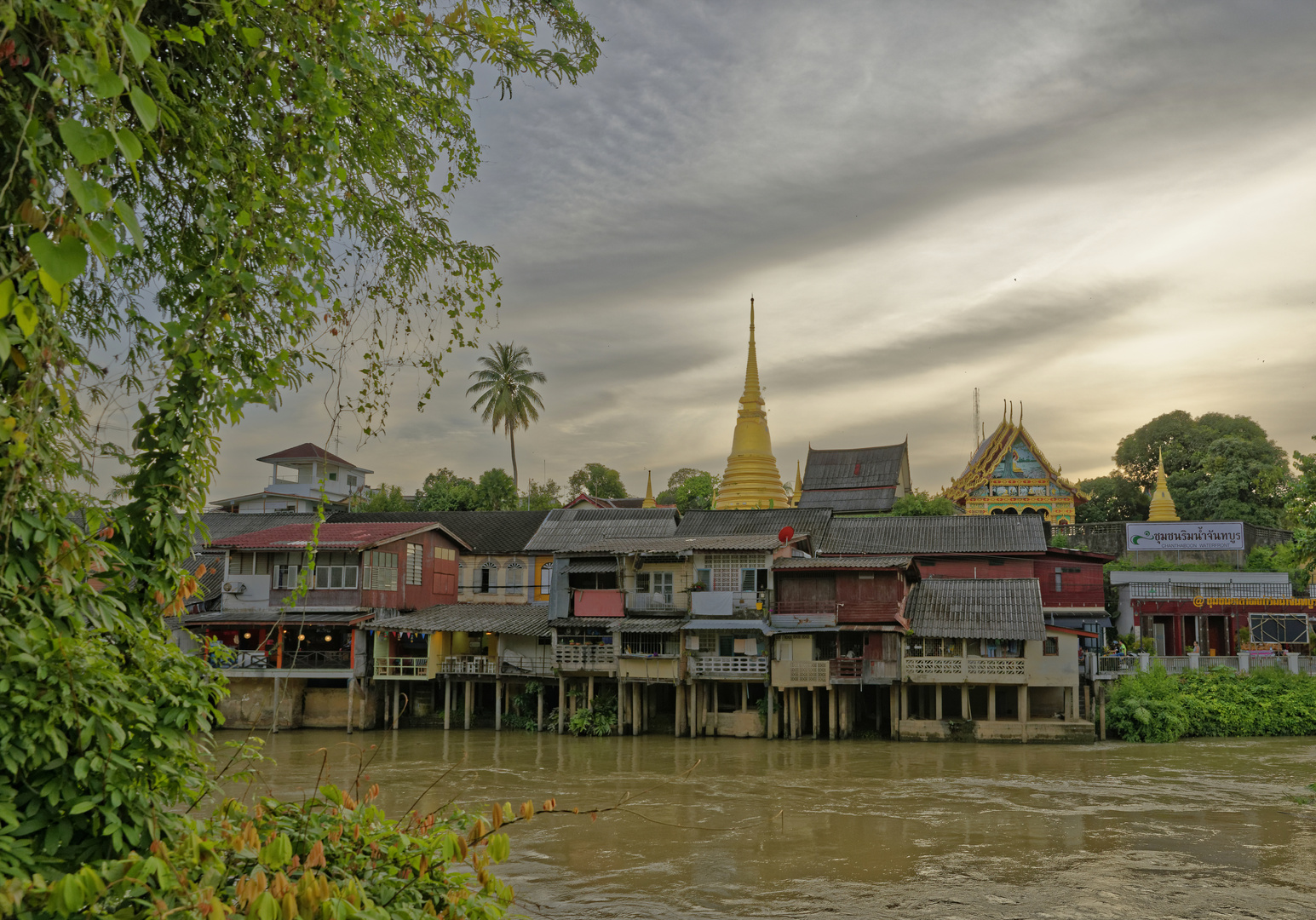 Chanthaburi - Altstadt kurz vor dem Sonnenuntergang