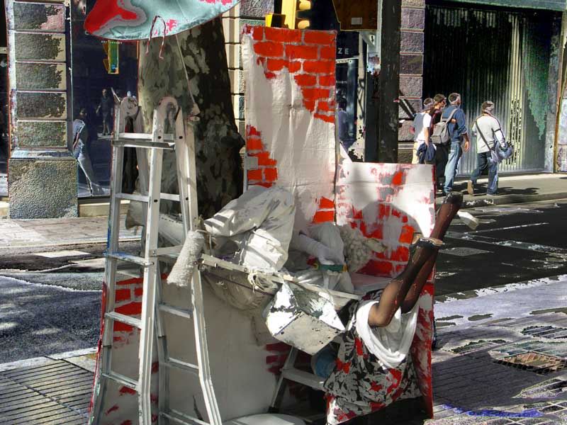 Chaos auf der Rambla