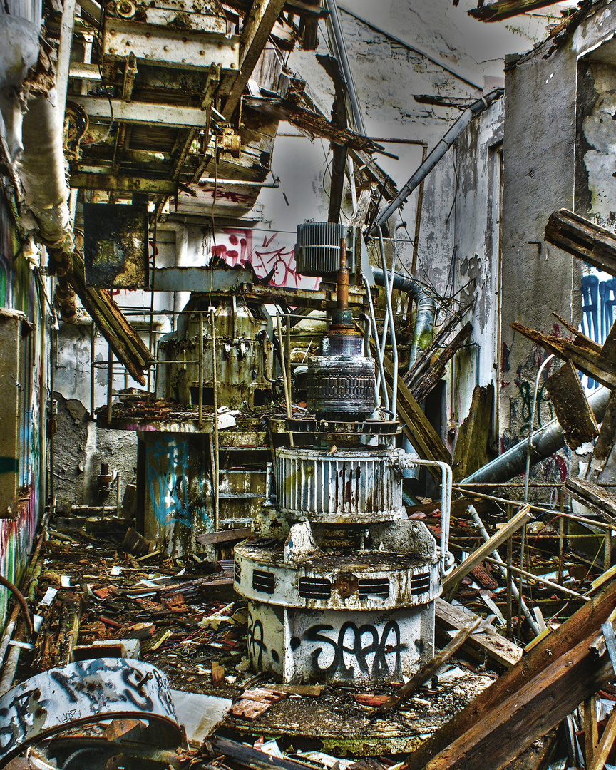 Chaos im Turbinenhaus