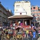 Chaos in der Altstadt von Kathmandu