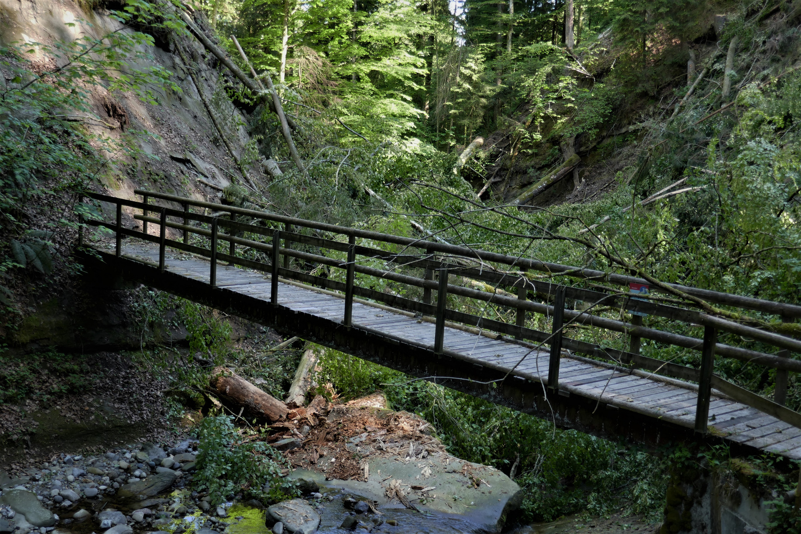 Chaos in der Hausbachklamm