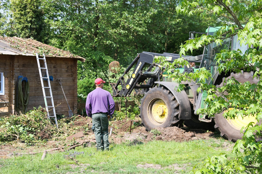 Chaos in unserem Garten