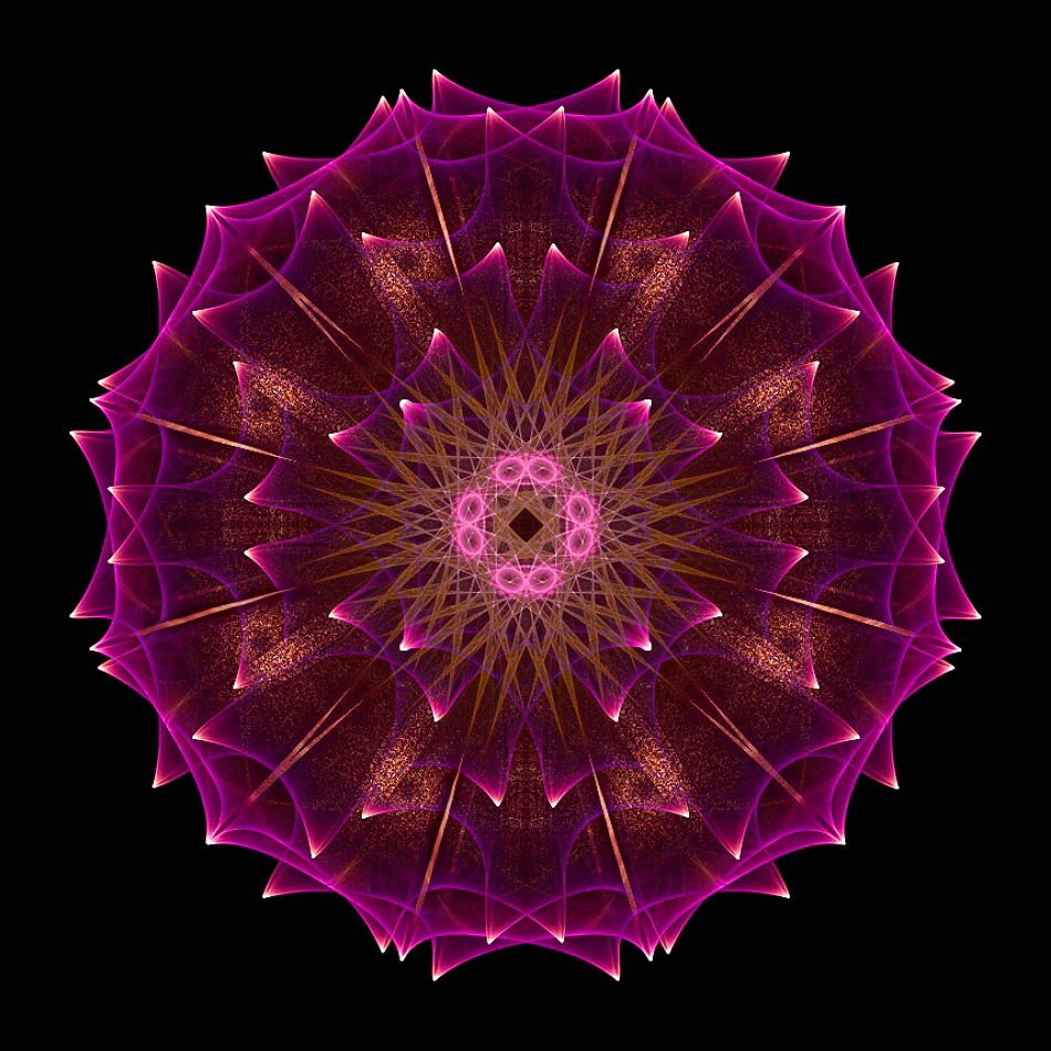 CHAOSCOPE_ MANDALA (nach Wolfi B.`s Arbeitsmethode)