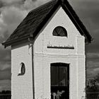 Chapel in Field (B&W version)