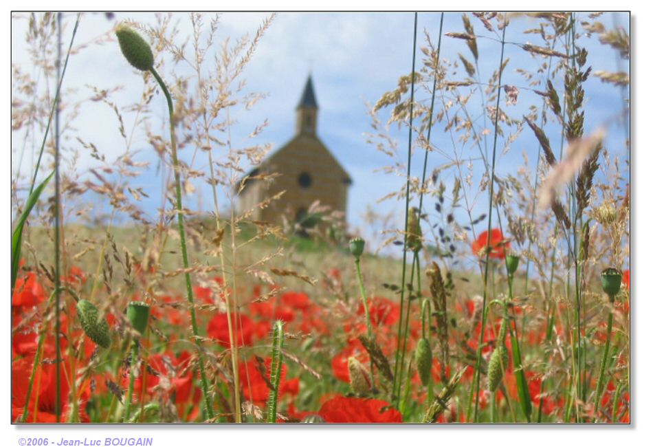 Chapel in fields