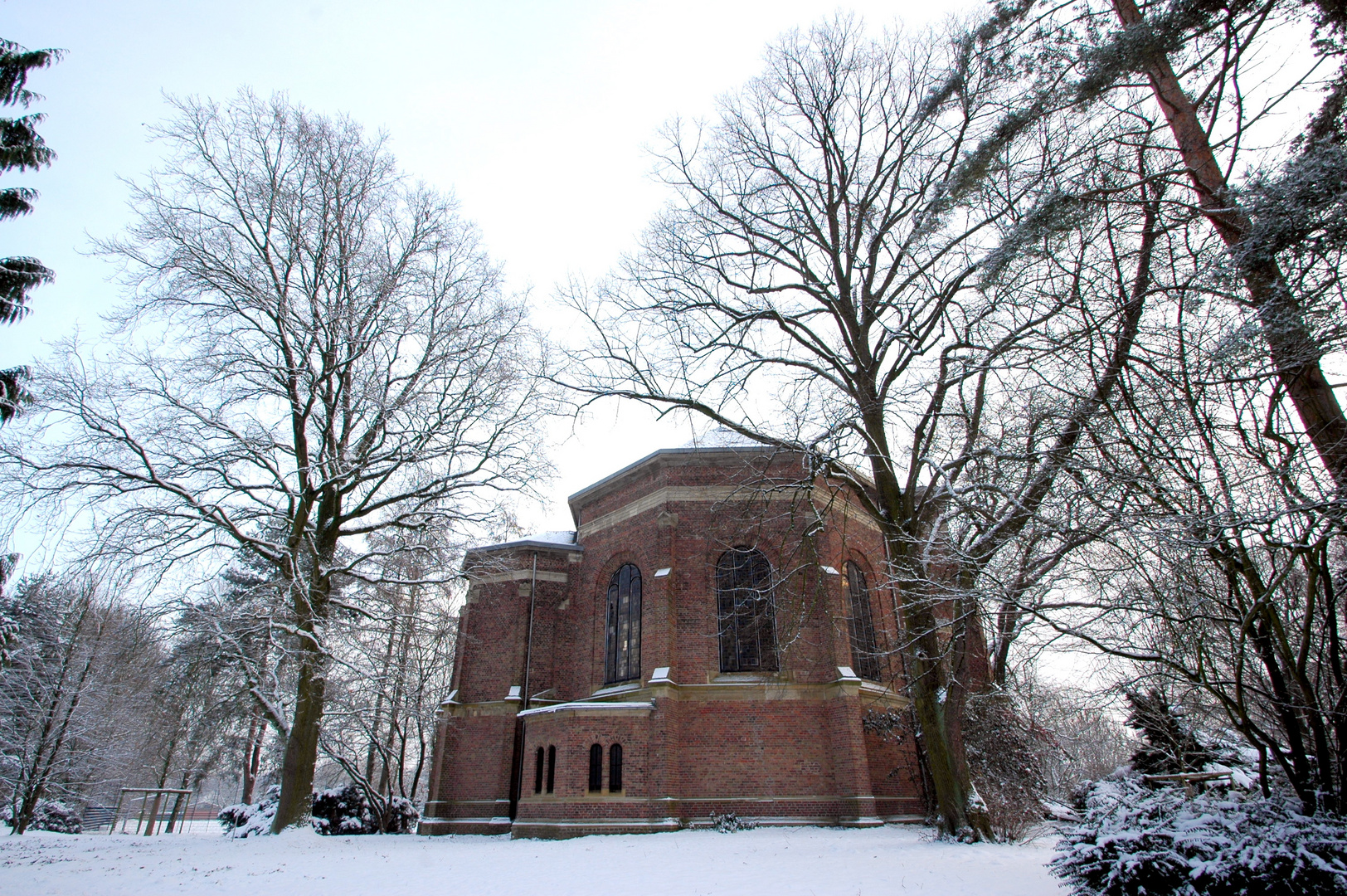 Chapel in the snow...