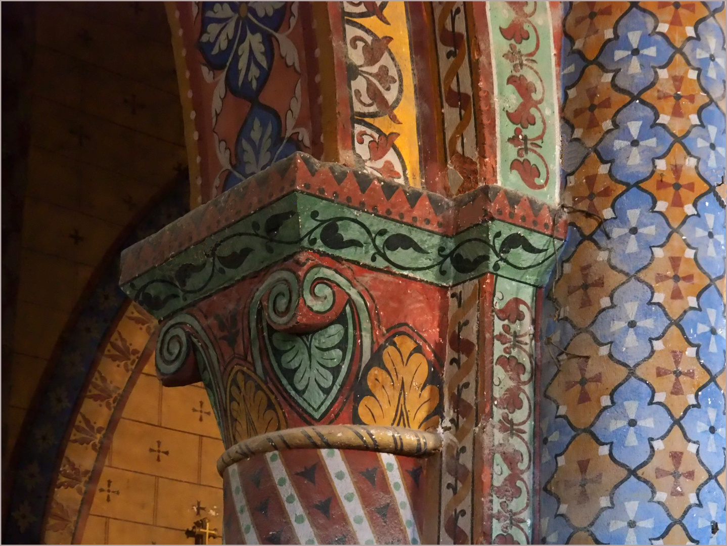 Chapiteau dans l’Eglise Saint-Nicolas