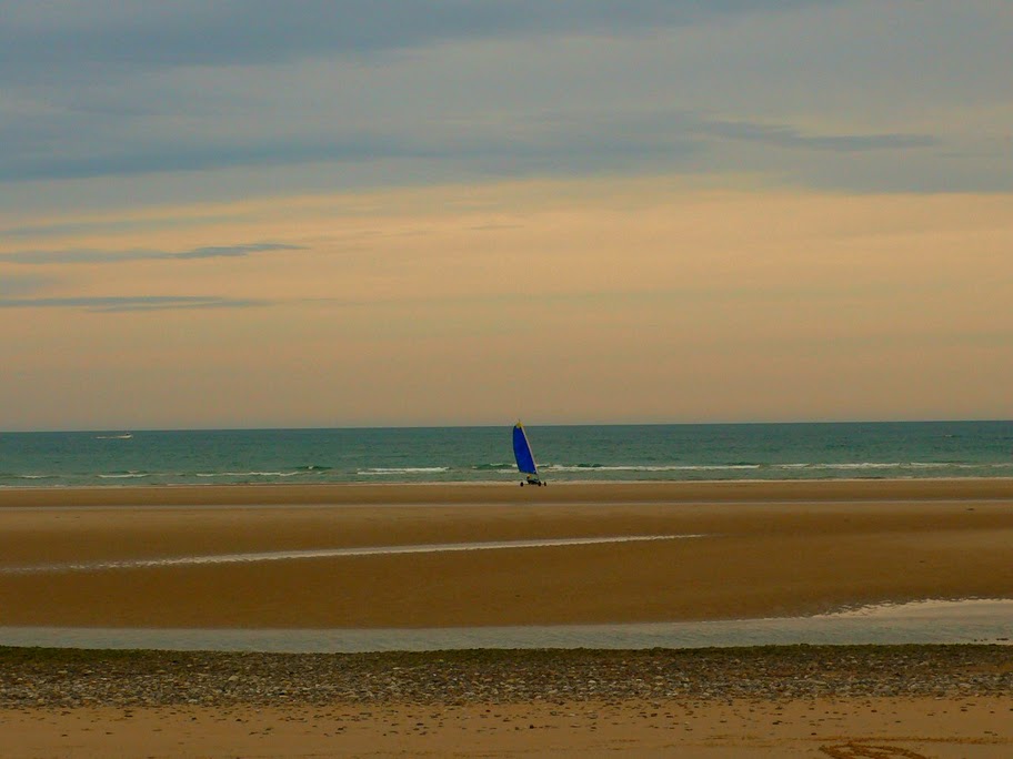 Char à voile en Normandie