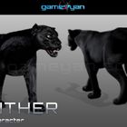 Character Animation 3D Panther animali