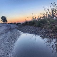 Charco de agua.