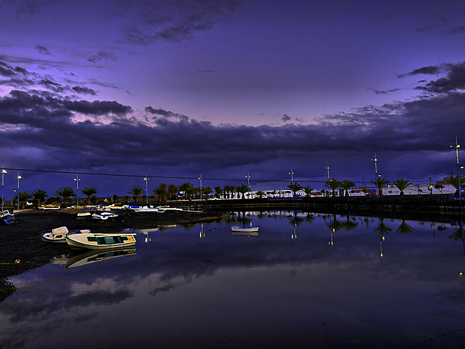 Charco de San Ginés - Blaue Stunde