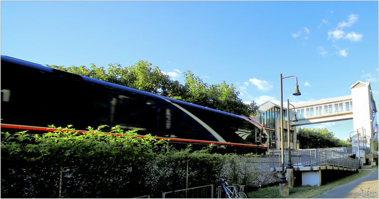 Charging through Franconia - An Amtrak Impression 