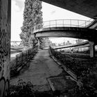 Charleroi - Fly-Over between Avenue Paul Pasteur and Cycle Path along Sambre River - 01