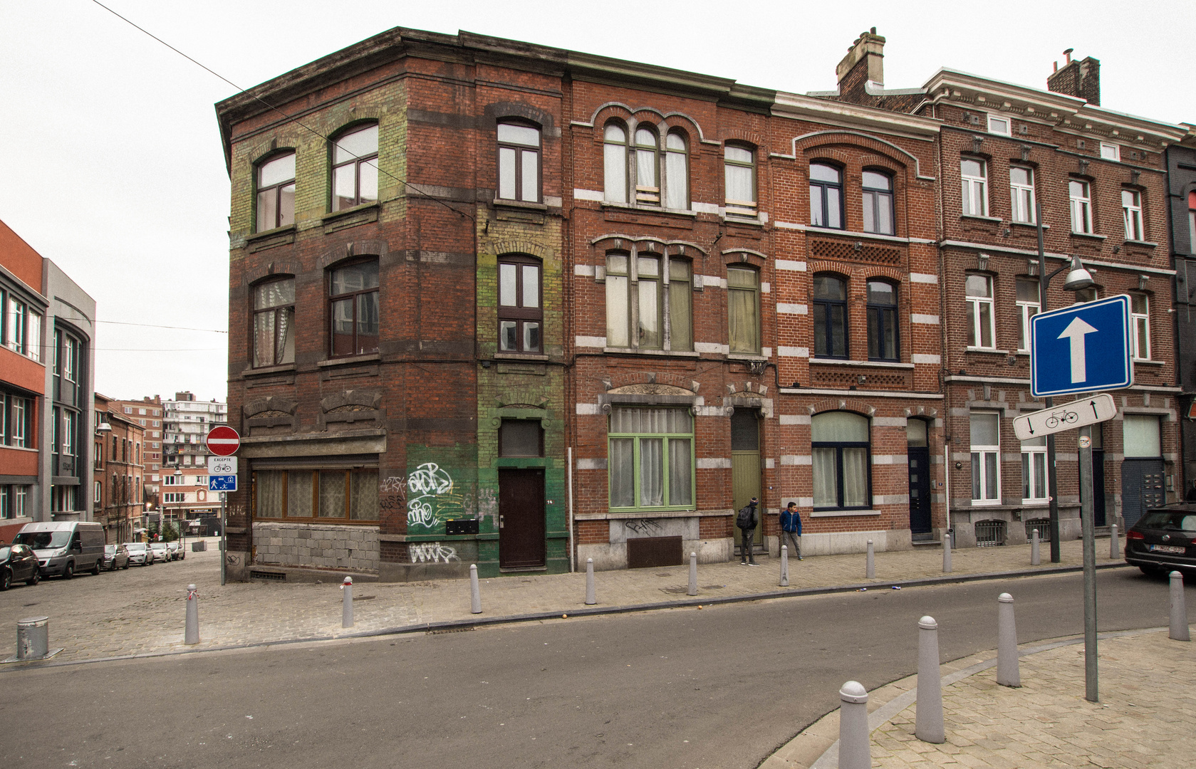 Charleroi - Rue de la Digue - Rue de Louvain 