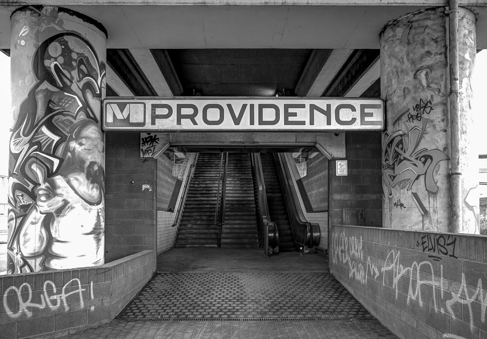 Charleroi - Rue de la Providence - Entrance Metro Station "Providence" - 15