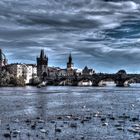 Charles Bridge With Black Swans