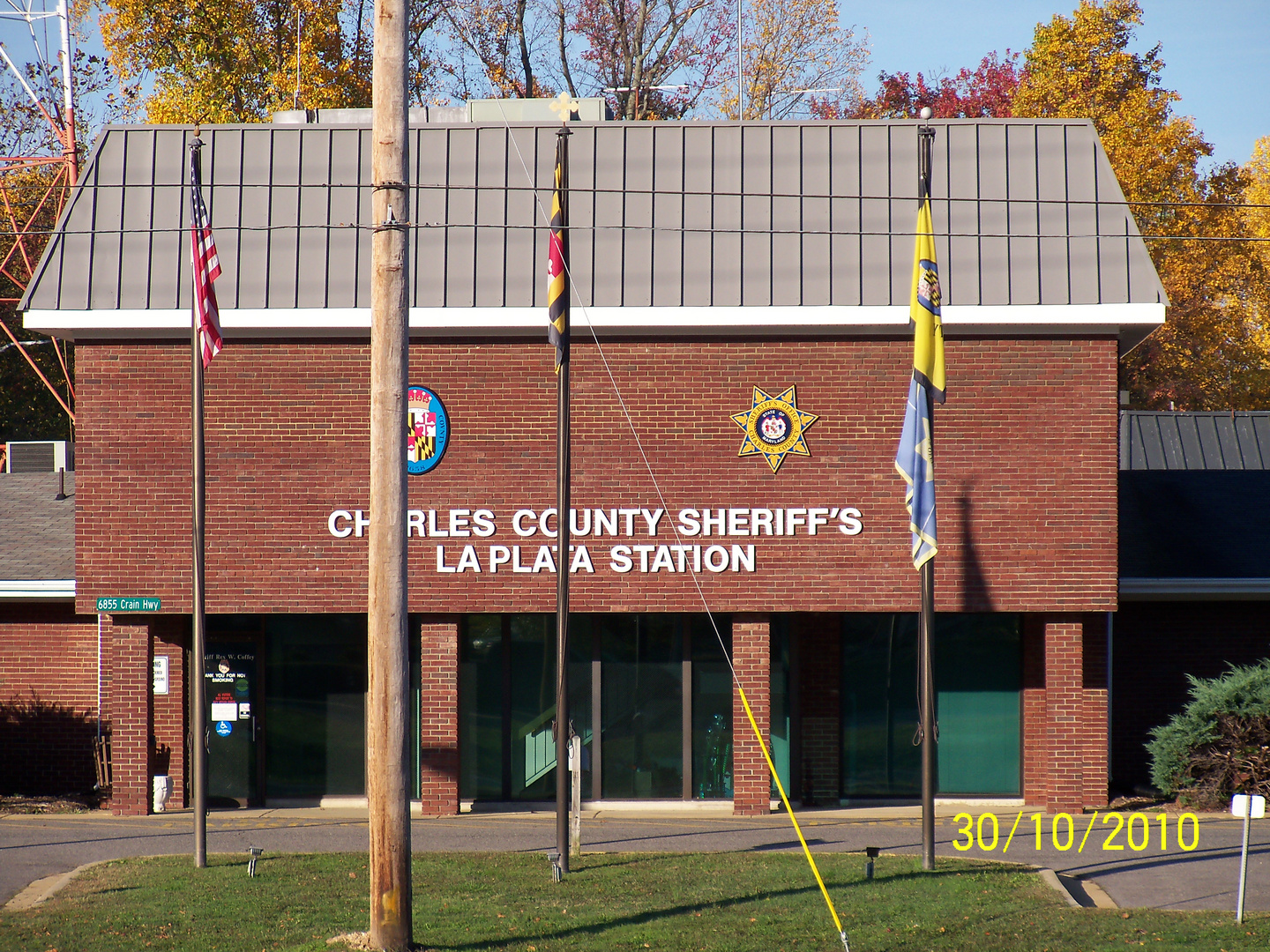 Charles County Sheriff´s Station, La Plata, Maryland, U.S.A.