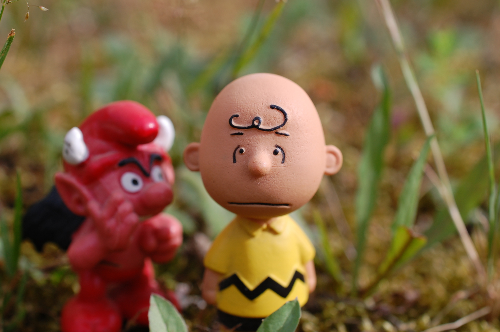 Charlie Brown and the devil