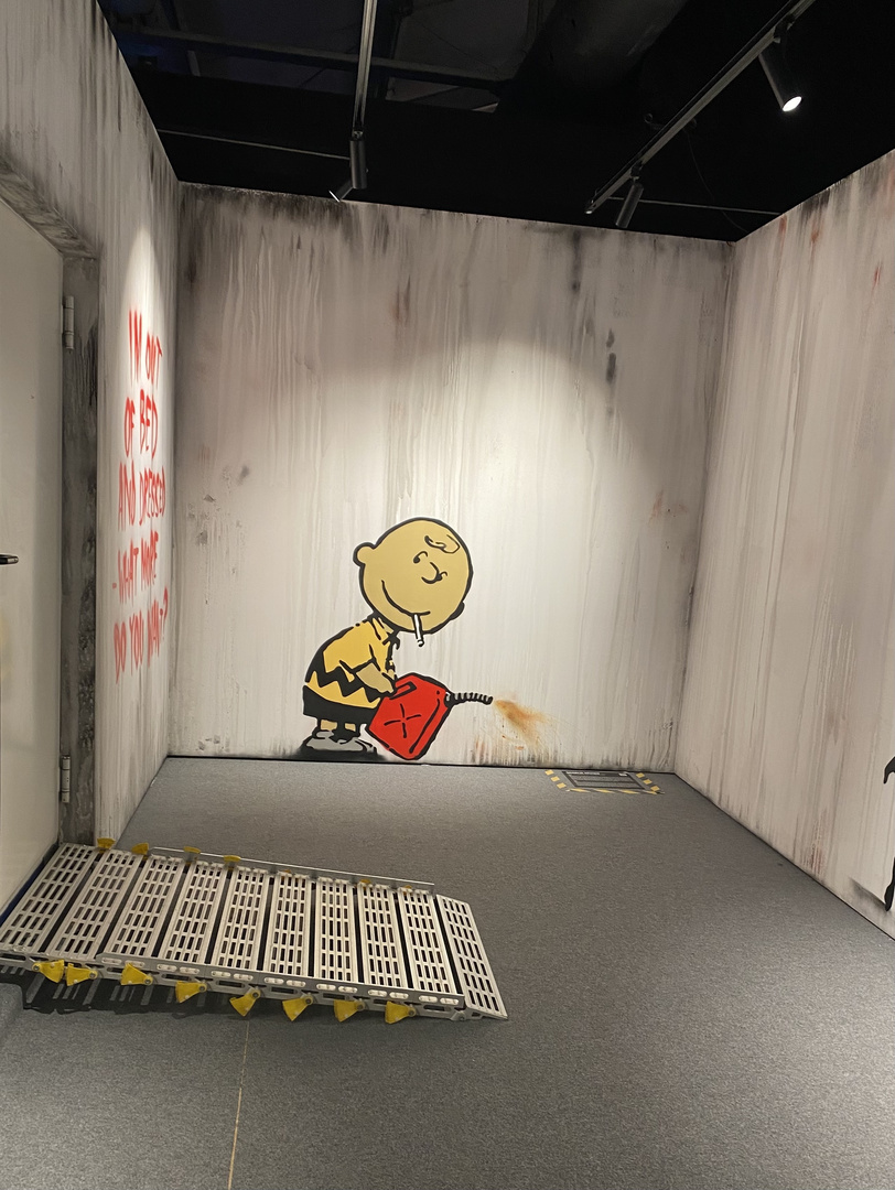 charlie brown banksy