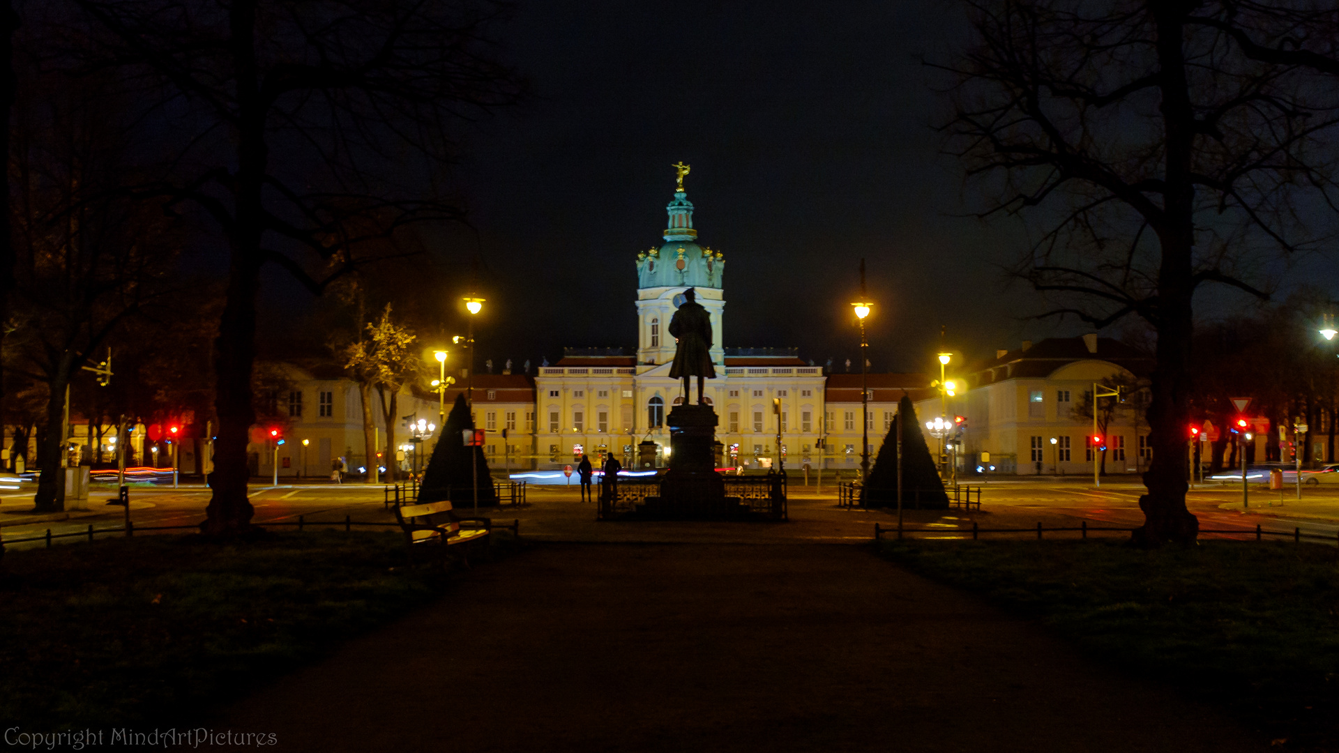 Charlottenburg bei Nacht