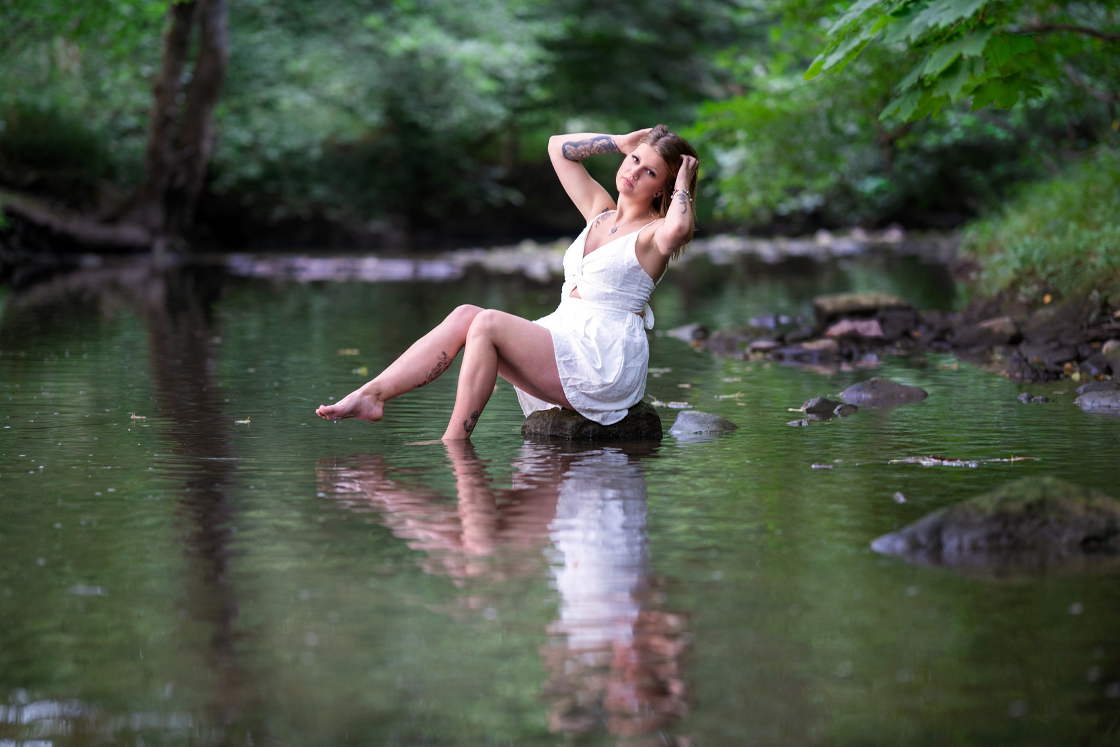 Charly wollte auch mal ins Wasser