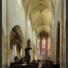 CHARMES (Vosges), Église paroissiale Saint-Nicolas, Mittelschiff von Westen