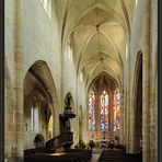 CHARMES (Vosges), Église paroissiale Saint-Nicolas, Mittelschiff von Westen