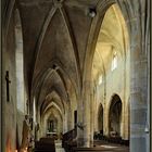 CHARMES (Vosges), nördliches Seitenschiff der Pfarrkirche Saint-Nicolas, von SW