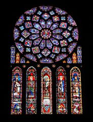 Chartres - Kirchenfenster 3