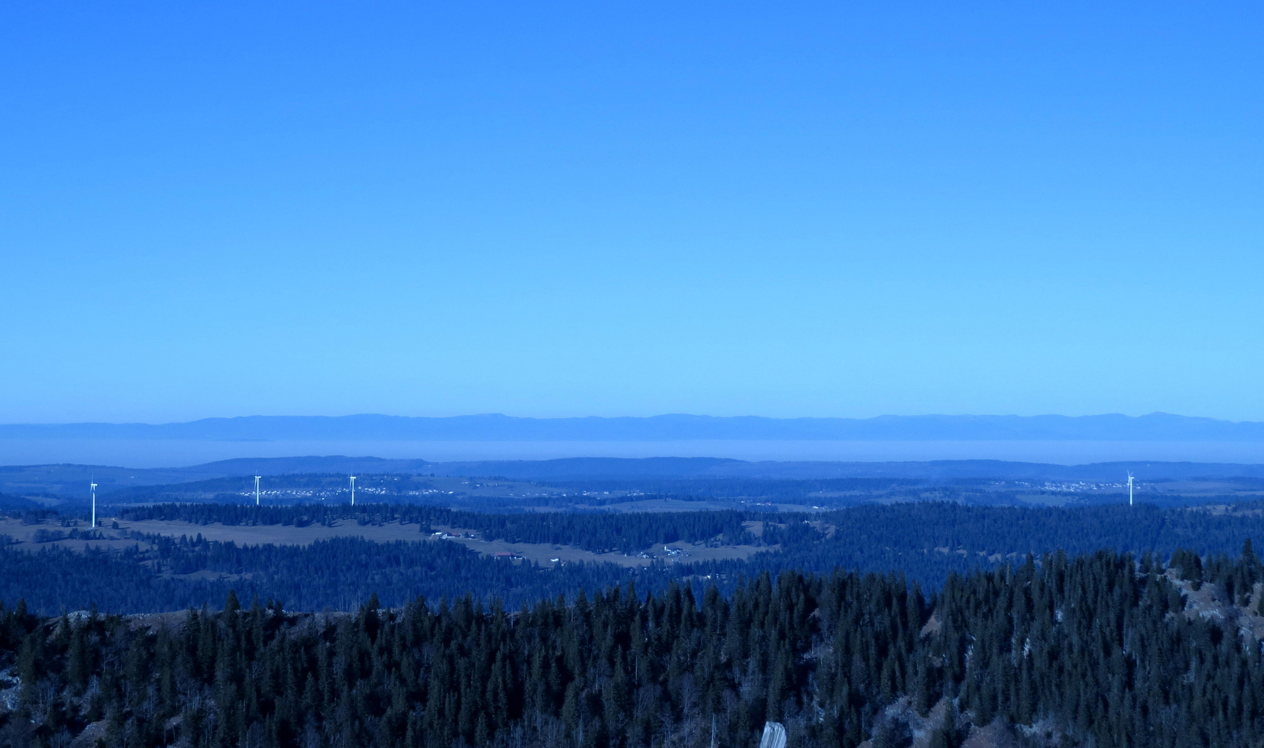 Chasseral Blick gen Westen