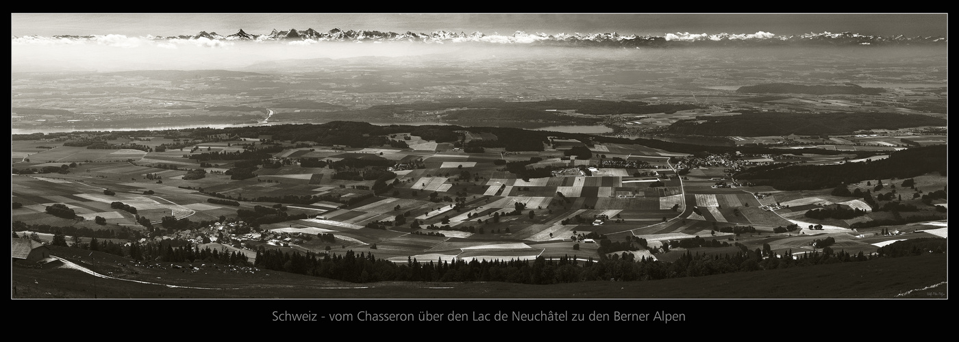 Chasseron - Lac de Neuchâtel - Berner Alpen