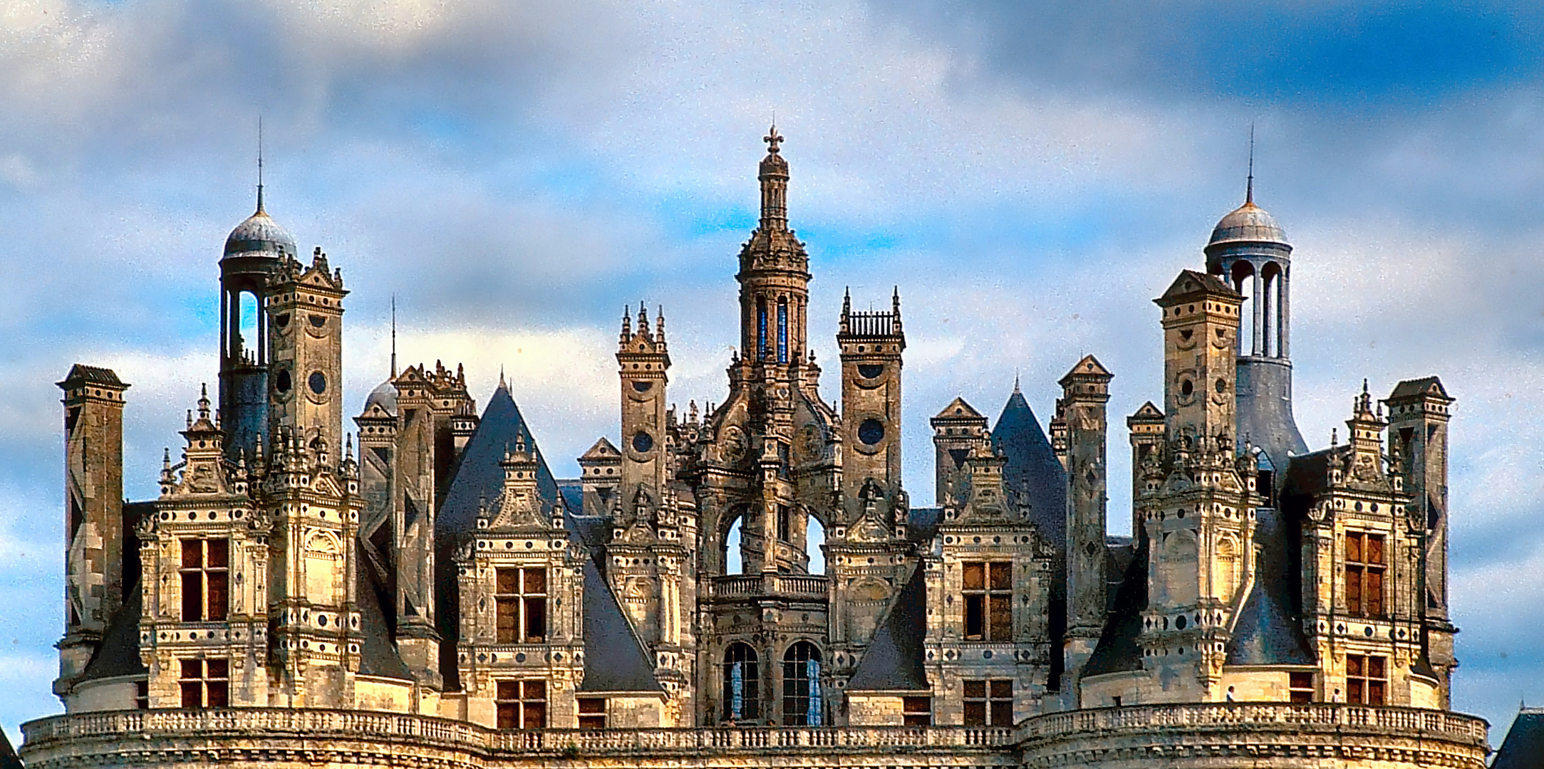 Chateau Chambord, die Dachaufbauten