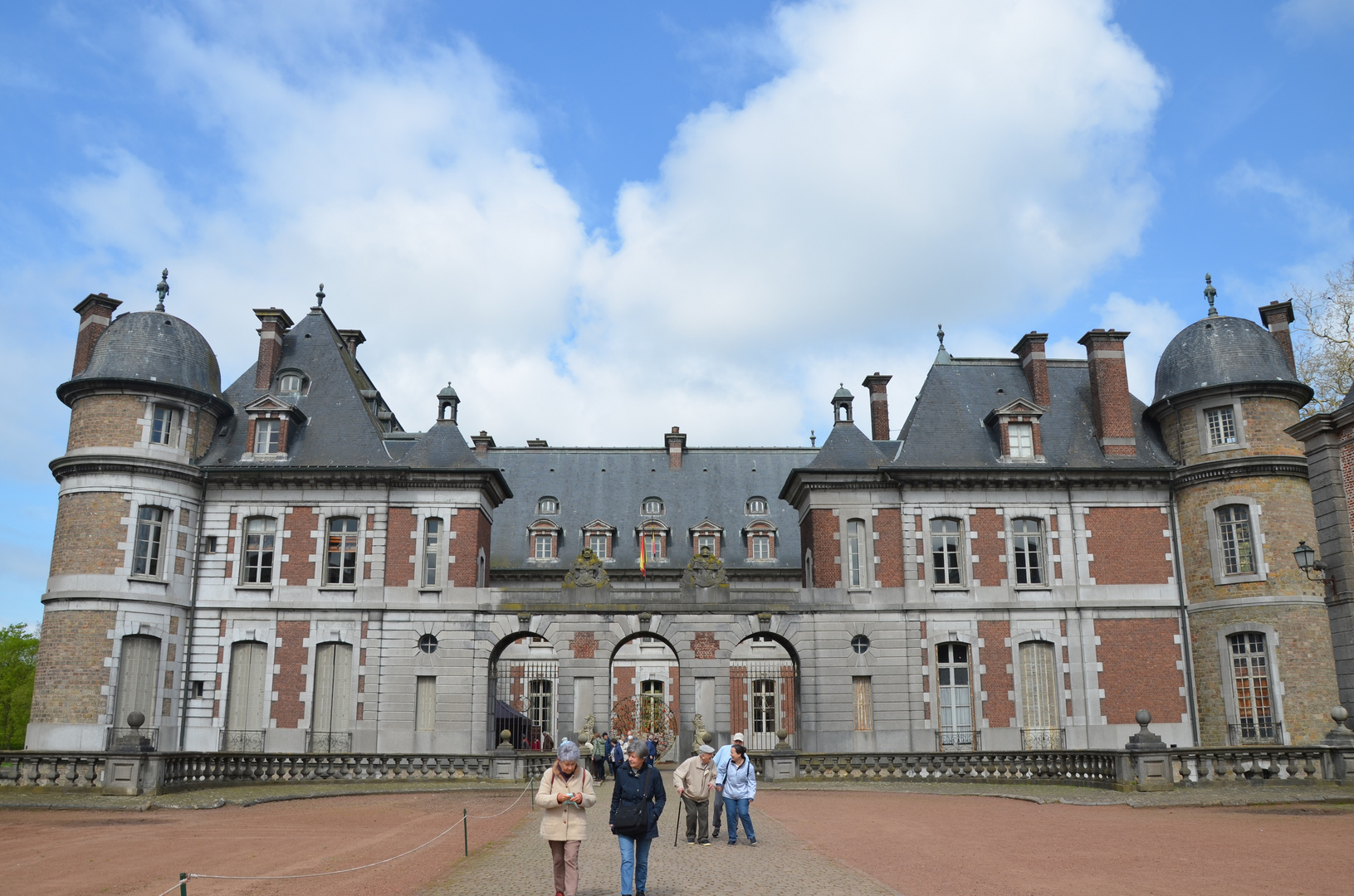 Chateau de Beloeil en avril 2024