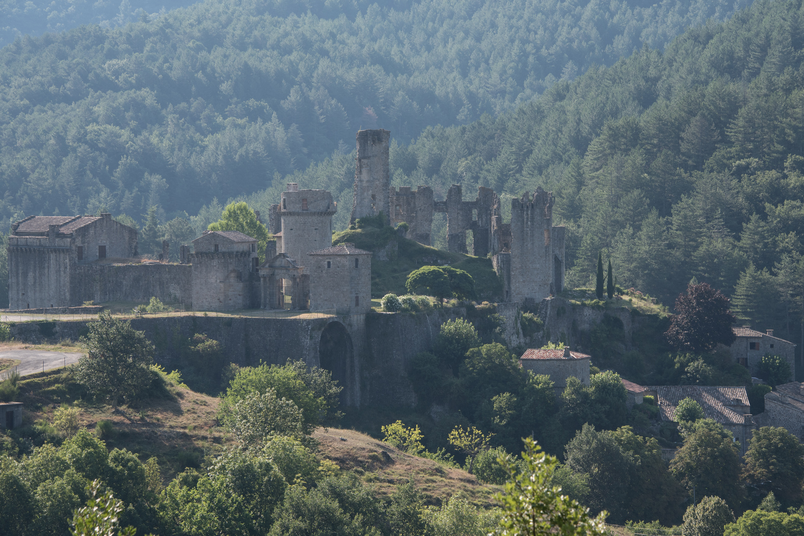 Chateau de Boulogne im Morgenlicht