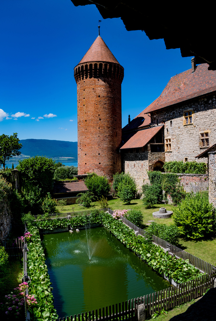 Chateau de Chenaux in Estavayer le Lac