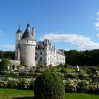 Chateau de Chenonceaux : vue côté jardins.