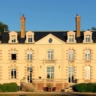 chateau percey im sonnenuntergang