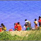 chatting at the Irrawaddy-river shore