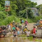 Chau Doc Bassac River Gemüsebauern