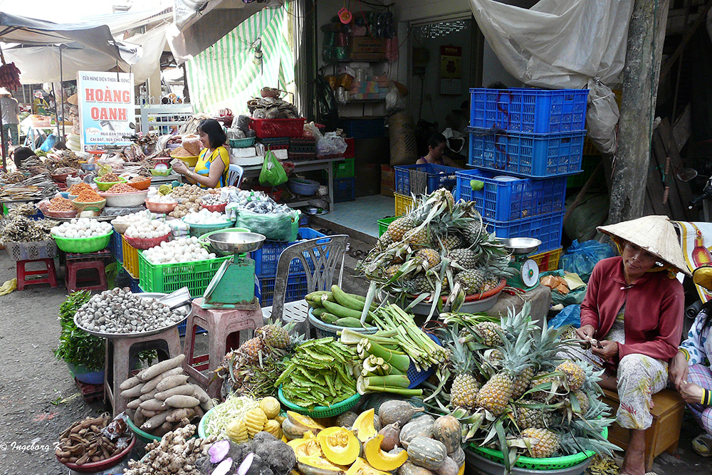 Chau Doc- Markt - 5 Gemüsemarkt