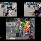 Chau Doc - Promenade - ein Spielplatz für die Kinder